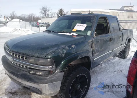 2002 Chevrolet Silverado 1500Hd Lt z USA, uszkodzony, nr VIN 1GCGK13U32F167319
